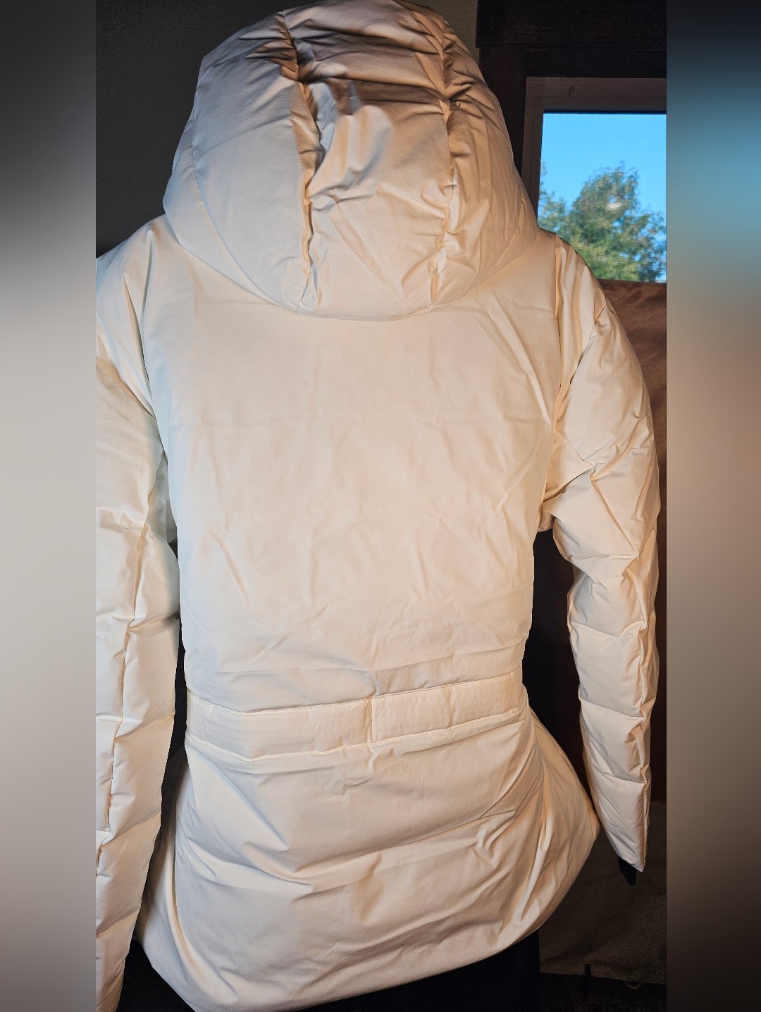 Rossignol Chavanette Down Parka Nature White Belted Large Nwt — image 6 of 8